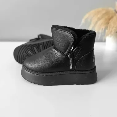 Ghete dama imblanite NEGRU B717 T50-1